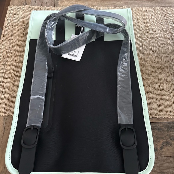 NWT Unisex RAINS Backpack Mini in Mineral - Picture 4 of 9